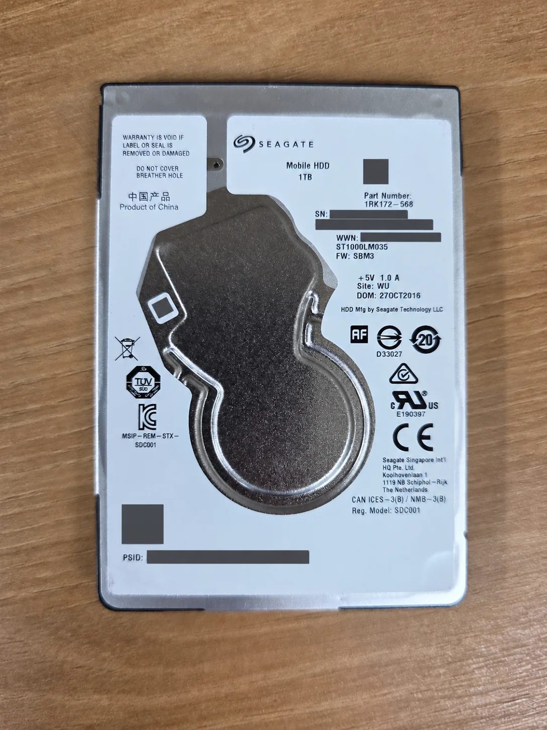 Seagate Mobile HDD ST1000LM035 1TB 하드디스크